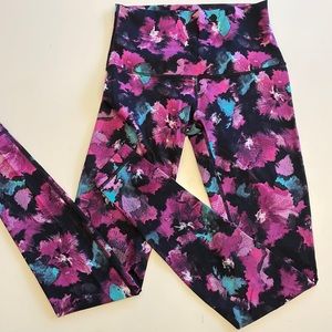 Lululemon Midnight Bloom Wunder Under Leggings
